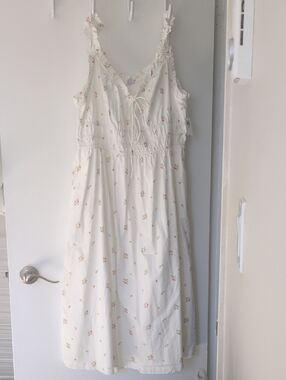 Floral Sundress with Ruffle Straps